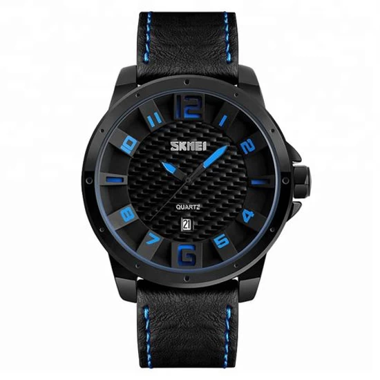 Montre avec bracelet cuir - SKMEI