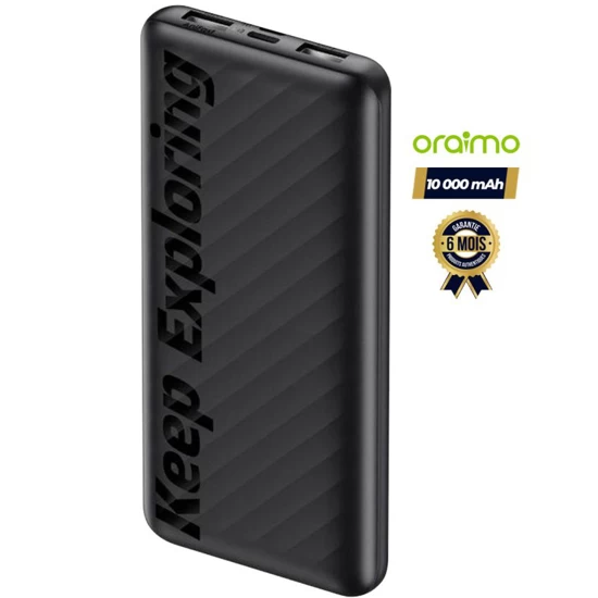 Powerbank - Oraimo OPB/P118D - 10000mAh - 06 mois