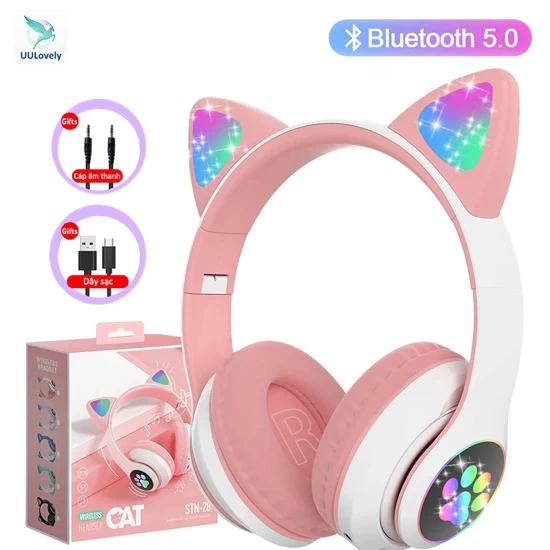 wireless bluetooth headphones with sd card port best for childrens