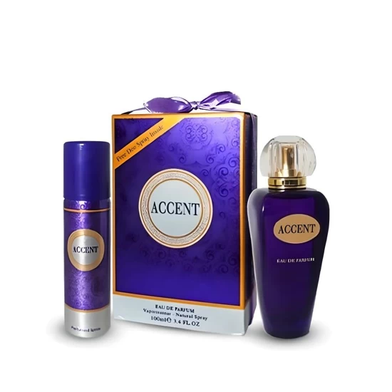 Eau de Parfum et spray mixte , ACCENT 80 ML