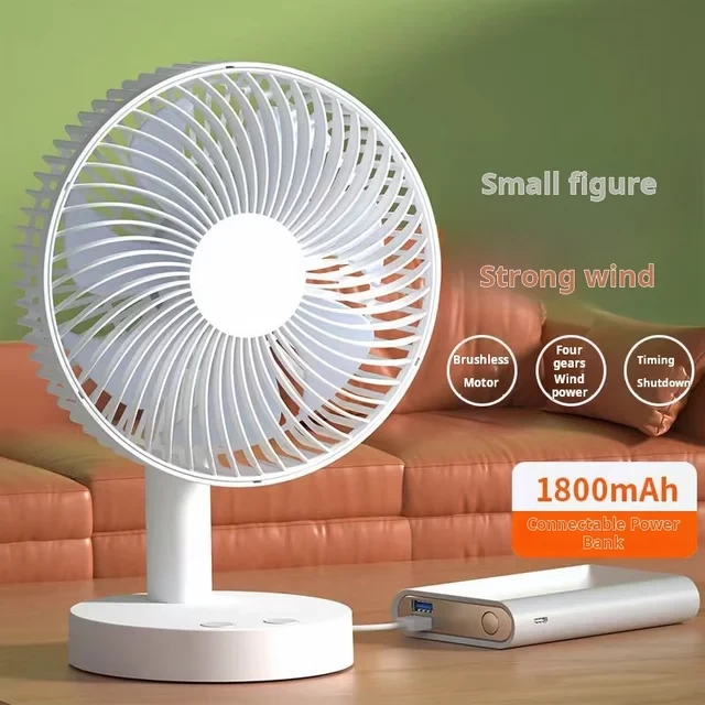 Hot selling foldable mini rechargeable portable office or home fan