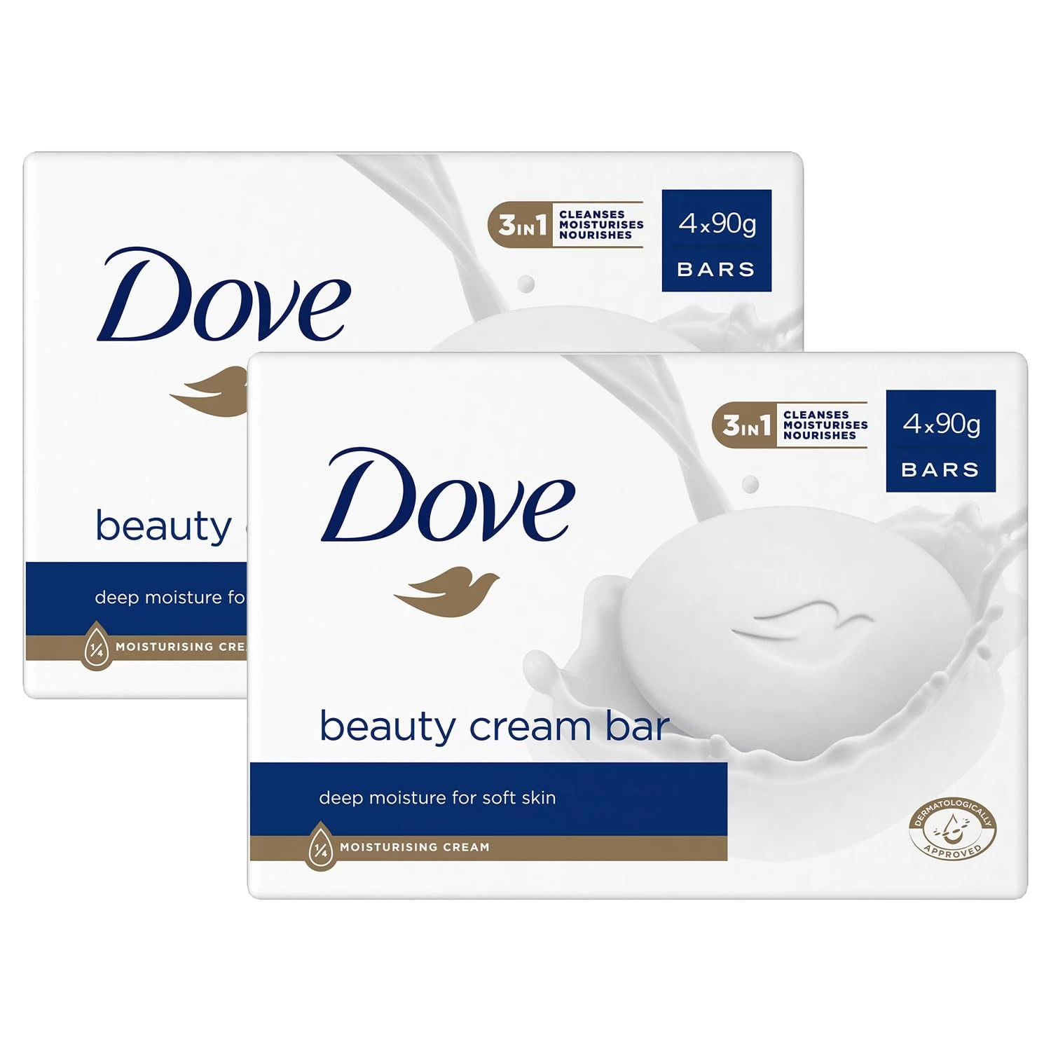 Dove Bar SOAP 3in1 Beauty Cream 48/3.17OZ