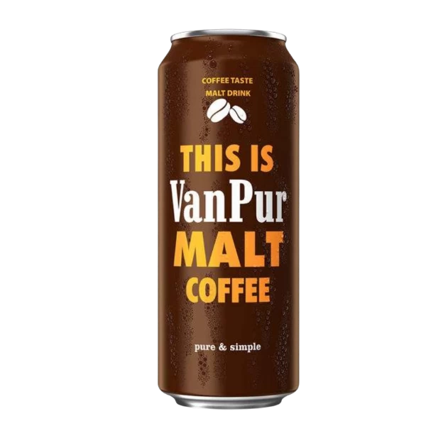 A can of Van Pur malt coffee flavor -500ml