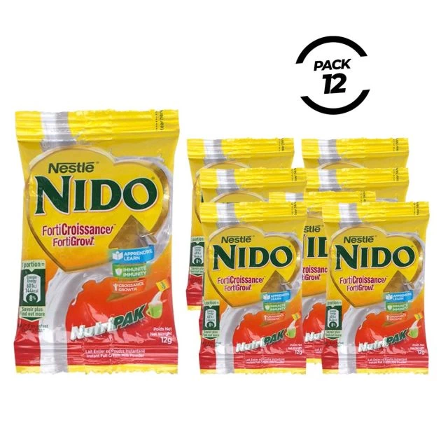 NIDO Forticroissance - chapelet de 10 Sachets - Nestlé - 12g