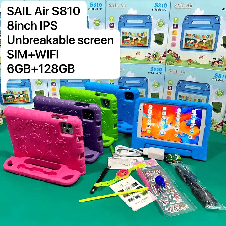 Sail Air 810 Kids Tablet PC with Android High Capacity Quality Gift Education New Capacitive Screen Good Quality